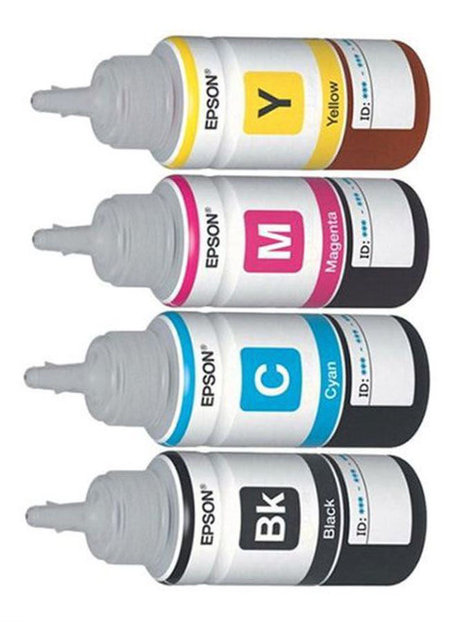 EPSON - 664 4-Piece Refillable Ink Bottle Black/Cyan/Magenta/Yellow - Image 1