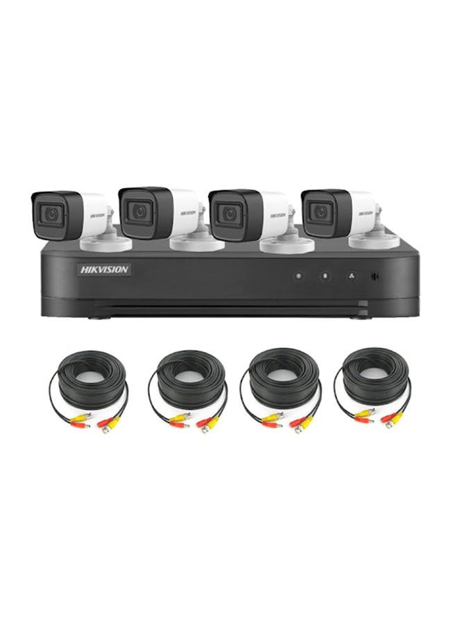 HIKVISION 4-Channel Turbo HD DVR Surveillance Camera Kit  - Image 1