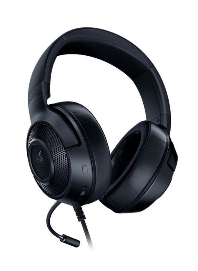 ريزر - Razer Kraken X: سماعة ألعاب بصوت محيطي 7.1 مع توافق متعدد المنصات، تصميم مريح وخفيف للغاية بوزن 250 جيجا - أسود كلاسيكي - Image 1
