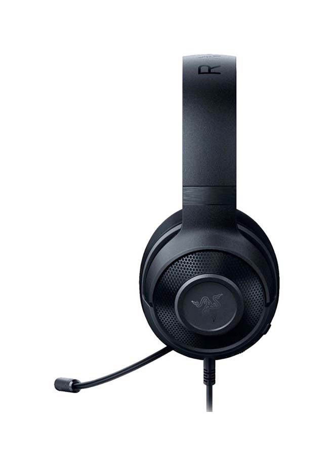 ريزر - Razer Kraken X: سماعة ألعاب بصوت محيطي 7.1 مع توافق متعدد المنصات، تصميم مريح وخفيف للغاية بوزن 250 جيجا - أسود كلاسيكي - Image 1