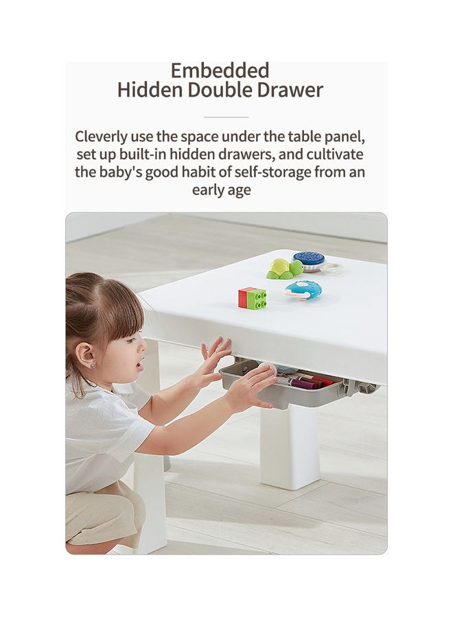 Kindergarten Children Home Plastic Painting Baby Study Toy Table And Chair Set