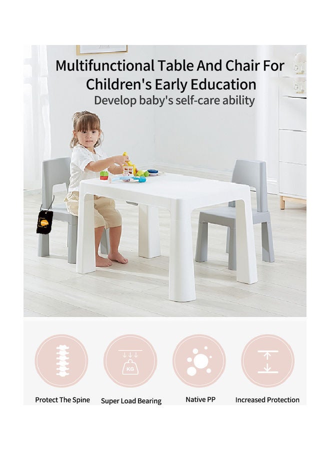 Kindergarten Children Home Plastic Painting Baby Study Toy Table And Chair Set