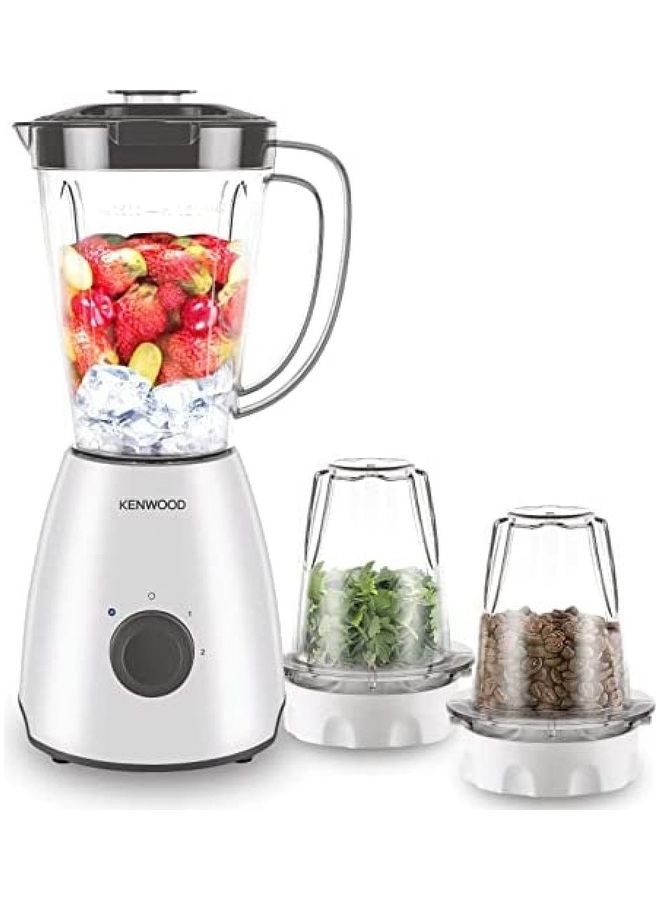 KENWOOD Blender Kenwood With 2 Grinder Mill2 2.0 L 400.0 W BLP10.COWH White/Clear  - Image 2