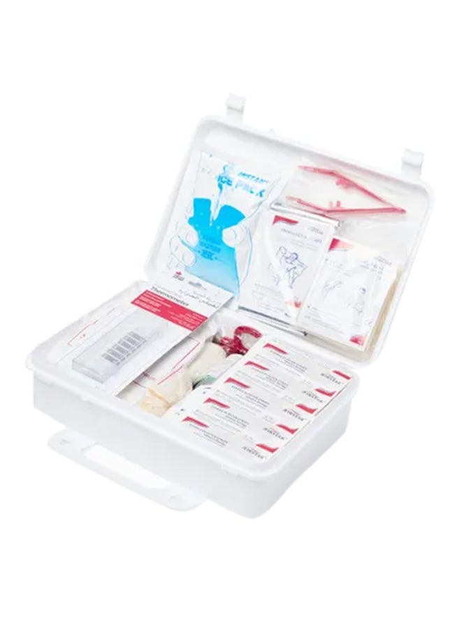 3W Healthcare First Aid Box Plastic White  - Image 2