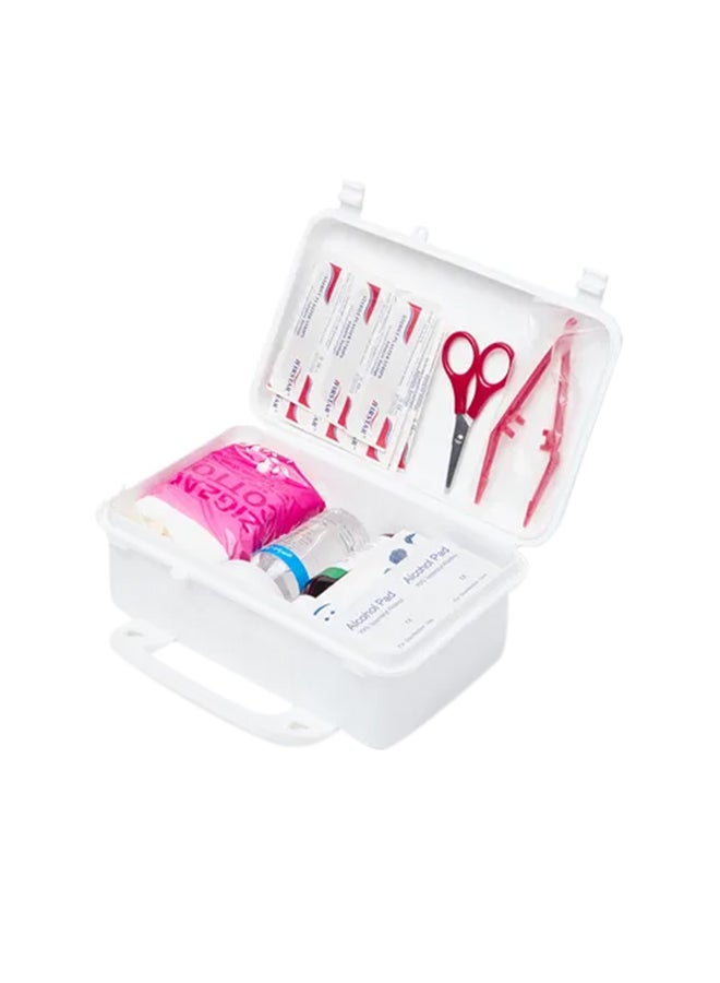 3W Healthcare First Aid Box Plastic White - Image 2