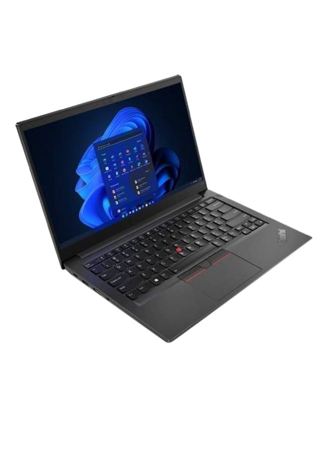 Lenovo - ThinkPad E14 Gen 4 Laptop With 14-Inch FHD Display, Core i5 Processor/8GB RAM/256GB SSD/DOS/Intel Iris Xe Graphics Card/Fingerprint Reader English/Arabic Black - Image 1