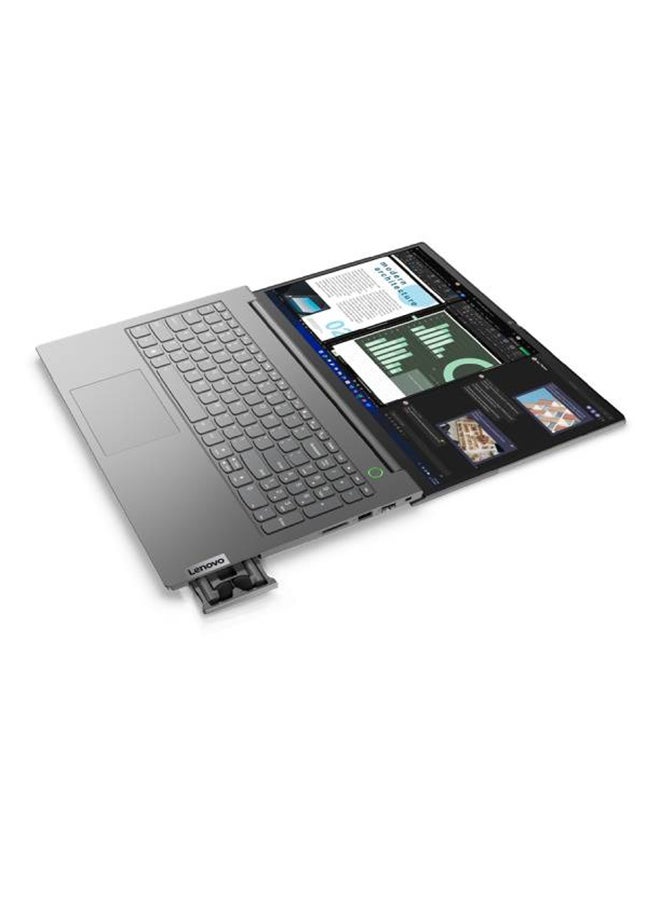 Lenovo - ThinkBook 15 G4 Laptop With 15.6-Inch FHD Display, Core i5 Processor/8GB RAM/512GB SSD/Windows 11 Pro/ Intel Iris Xe Graphics/Fingerprint Reader English/Arabic Mineral Grey - Image 1