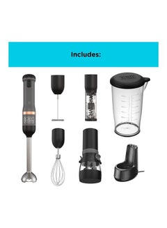 BLACK+DECKER Kitchen Hand Blender With Measuring Cup BCKM1016KSB-GB Black/Silver  - Image 2