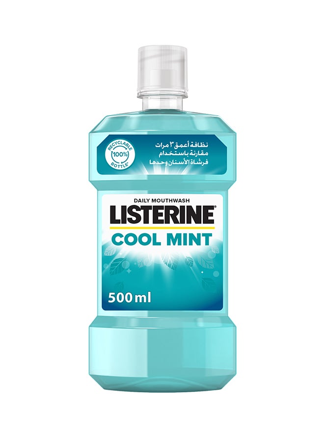 Listerine - Cool Mint Flavour Daily Mouthwash 500ml - Image 1