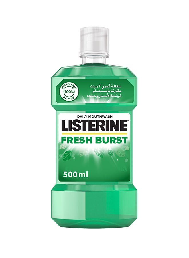 Listerine - Fresh Burst Antiseptic Daily Mouthwash 500ml - Image 1