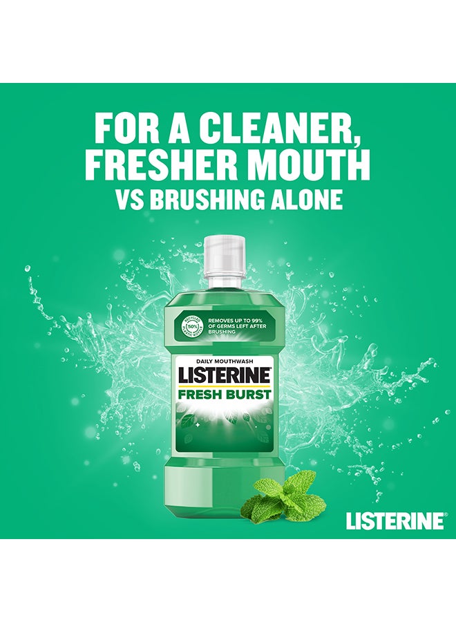 Listerine - Fresh Burst Antiseptic Daily Mouthwash 500ml - Image 1