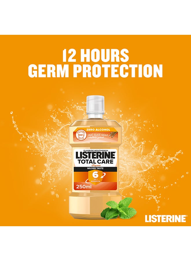 Listerine Total Care Miswak Daily Mouthwash Milder Taste Zero Alcohol Fluoride 250ml  - Image 5