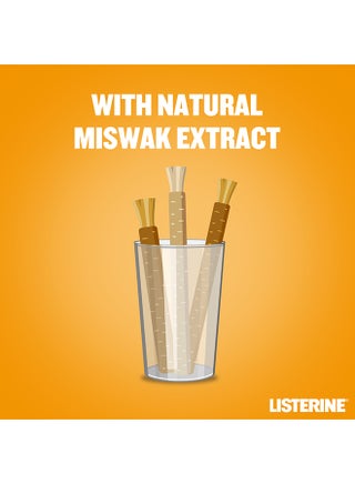 Total Care Miswak Daily Mouthwash Milder Taste Zero Alcohol Fluoride orange 500ml - view 4