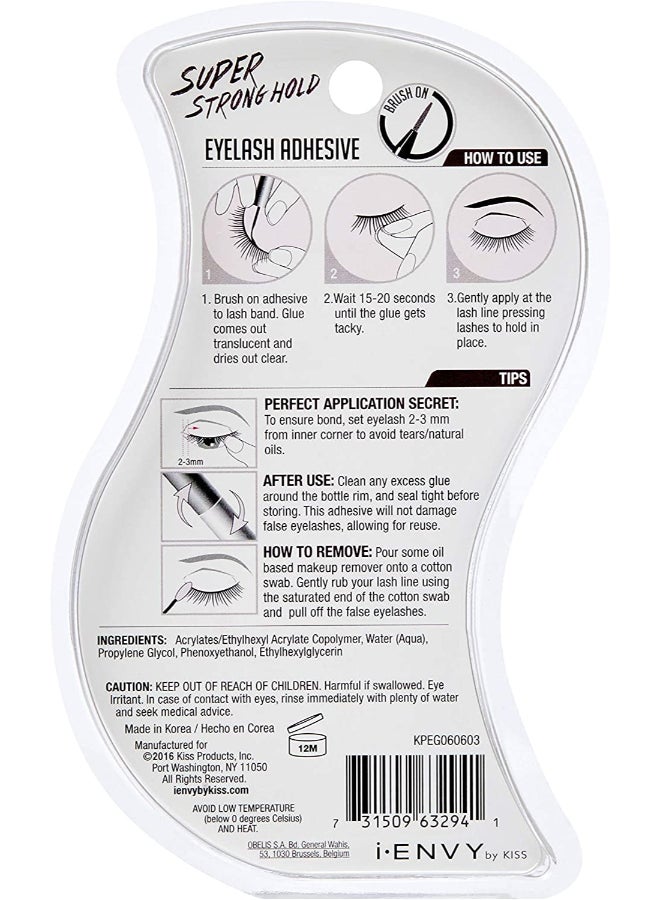 KISS - I-Envy Super Strong Hold Eyelash Adhesive Clear - Image 1