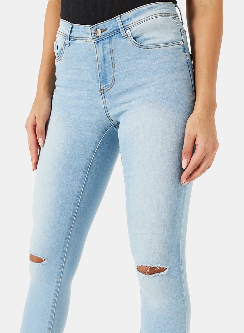 I.Scenery - Skinny Fit Jeans Light Blue - Image 1