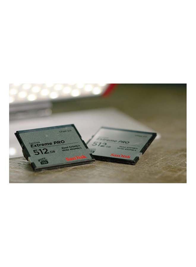 Sandisk - Extreme PRO CFAST 2.0 Read Speed 525MB/s  UHS-I VPG130 512 GB SDCFSP-512G-G46D 512 GB - Image 1