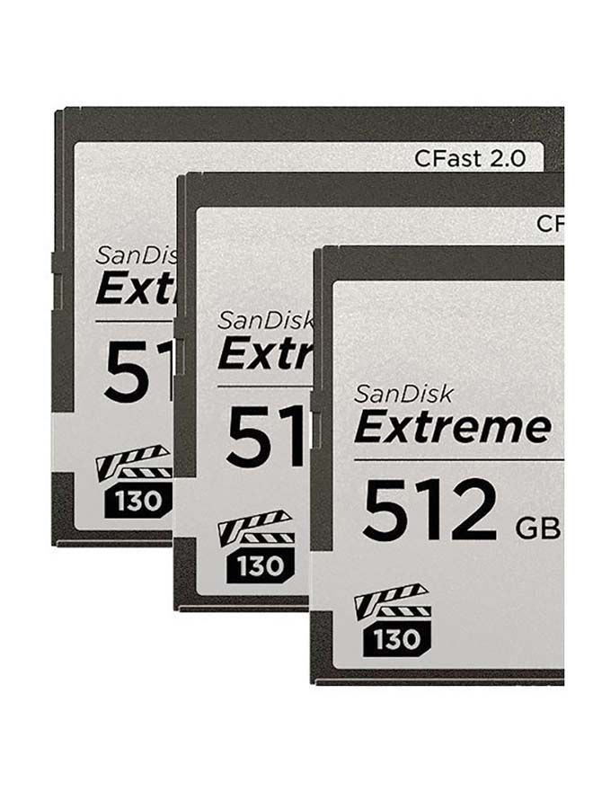Sandisk - Extreme PRO CFAST 2.0 Read Speed 525MB/s  UHS-I VPG130 512 GB SDCFSP-512G-G46D 512 GB - Image 1