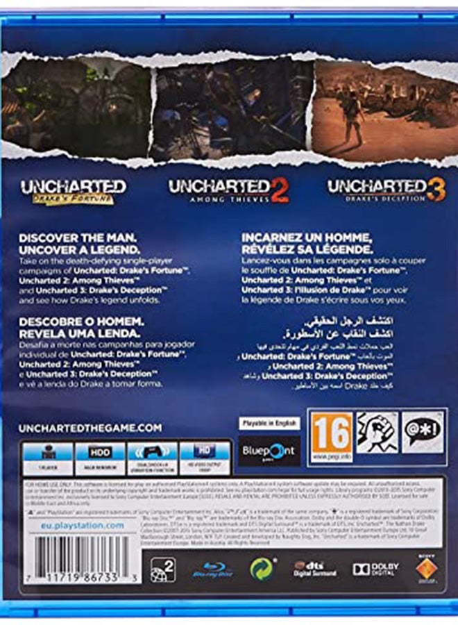 لعبة "Uncharted The Nathan Drake Collection" (إصدار عالمي) - بلاي ستيشن 4 (PS4) - v1667480385/N21762305A_9