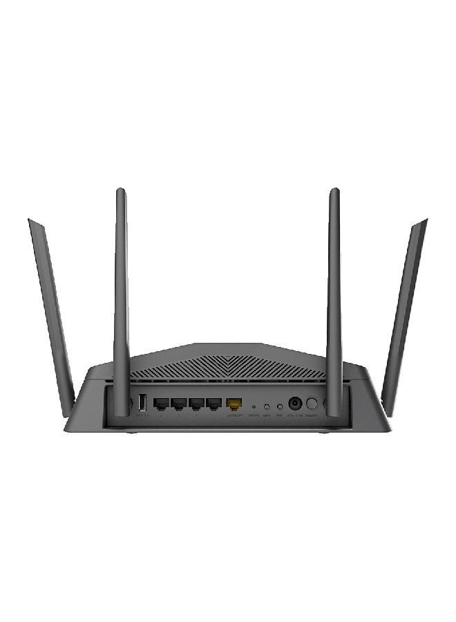 دي لينك - راوتر واي فاي شبكي AC2600 عالي الطاقة أسود - Image 1