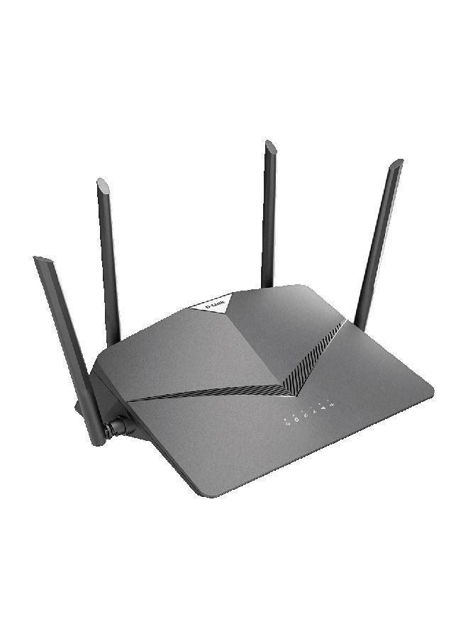 دي لينك - راوتر واي فاي شبكي AC2600 عالي الطاقة أسود - Image 1