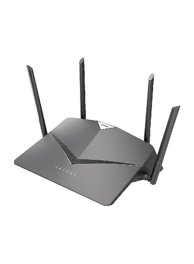 دي لينك - راوتر واي فاي شبكي AC2600 عالي الطاقة أسود - Image 1