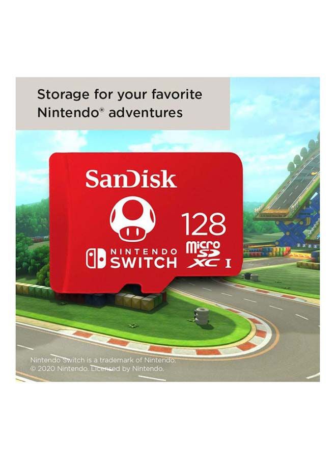 سانديسك - بطاقة ذاكرة مايكرو SDXC بسرعة فائقة UHS-I لنينتندو سويتش 128 GB - Image 1