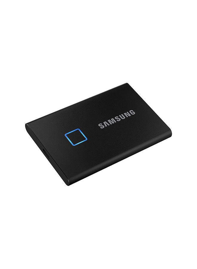 Samsung - Touch 2TB USB 3.2 Gen 2 Portable SSD, 1,050MB/sec Read & Up to 1,000 MB/sec Write Speeds, Integrated Fingerprint Reader & LED Indicator Black | MU-PC2T0K/WW 2 TB - Image 1
