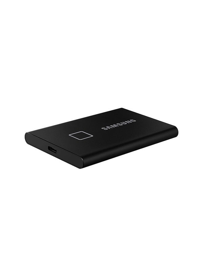 Samsung - Touch 2TB USB 3.2 Gen 2 Portable SSD, 1,050MB/sec Read & Up to 1,000 MB/sec Write Speeds, Integrated Fingerprint Reader & LED Indicator Black | MU-PC2T0K/WW 2 TB - Image 1