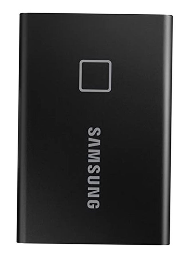 Samsung - Touch 2TB USB 3.2 Gen 2 Portable SSD, 1,050MB/sec Read & Up to 1,000 MB/sec Write Speeds, Integrated Fingerprint Reader & LED Indicator Black | MU-PC2T0K/WW 2 TB - Image 1