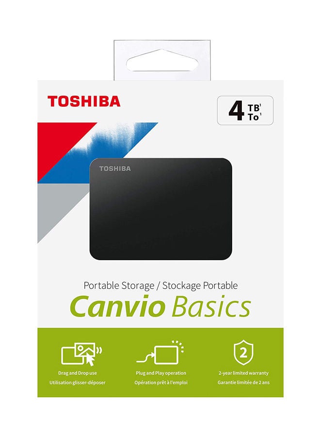 Toshiba - Canvio Basics External Hard Disk 4.0 TB - Image 1
