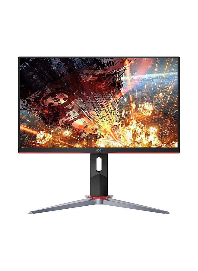 AOC 23.6 inch VA LCD Full HD Gaming Monitor With 144Hz, AMD FreeSync And Display Port HDMI Black  - Image 1