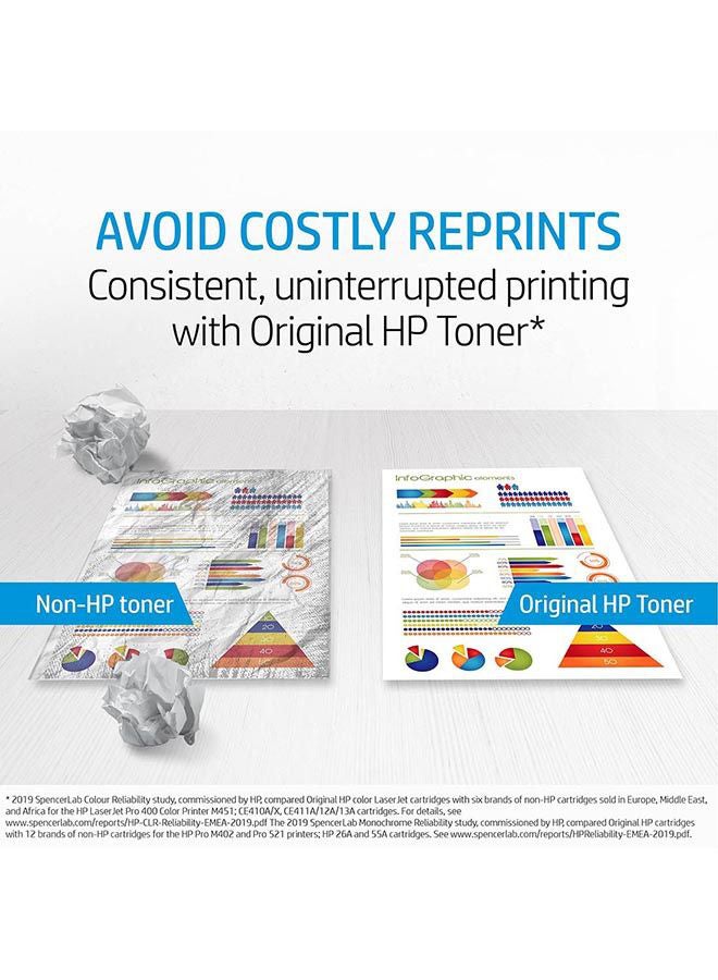 HP - 207A Black Original LaserJet Toner Cartridge (W2210A), Works With HP LaserJet Pro M255, M282, M283 Printers Black - Image 1
