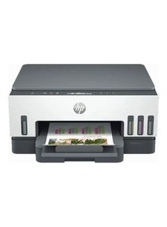Smart Tank 720 All-In-One Printer Wireless, Print, Scan, Copy, Auto Duplex Printing, Print Up To 18000 Black Or 8000 Color Pages, White/Grey [6UU46A] White-Grey