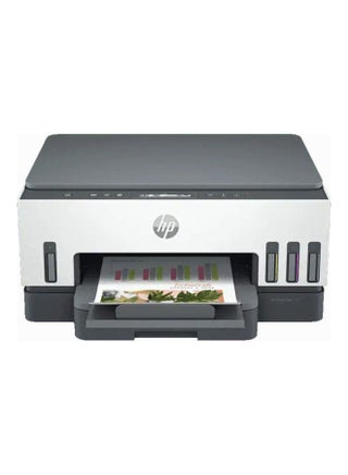 Smart Tank 720 All-In-One Printer Wireless, Print, Scan, Copy, Auto Duplex Printing, Print Up To 18000 Black Or 8000 Color Pages, White/Grey [6UU46A] White-Grey - v1667480450/N52796826A_1