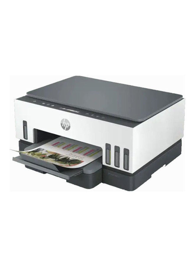 HP - Smart Tank 720 All-In-One Printer Wireless, Print, Scan, Copy, Auto Duplex Printing, Print Up To 18000 Black Or 8000 Color Pages, White/Grey [6UU46A] White-Grey - Image 1