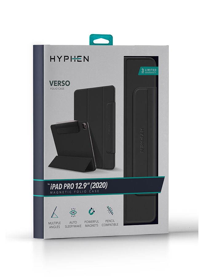 HYPHEN - Smart Folio Case for iPad Pro 2020 12.9” Black - Image 1