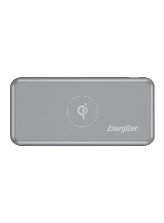 10000 mAh Ultimate Qi Wireless Power Bank, Dual Outputs, USB-C Power Delivery Output For iPhone/ iPad, 18W Smart USB-A Fast Charging For Samsung Huawei, Redmi, OnePlus, Oppo, Vivo, Quick Recharging, LED Indicator, PowerSafe Management, 18W Grey - v1667481430/N41214614A_1