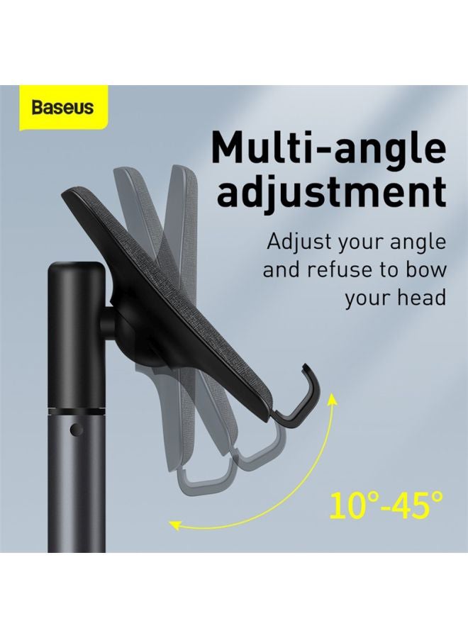 Baseus Tablet Stand Holder Desk Compatible for New iPad 9, iPad Mini-6, iPad Pro 12.9, iPad 7th Generation, iPad Mini Air, Samsung Galaxy Tab, iPhone 13 Pro/13 Pro Max/13/13 Mini-E-Reader Black  - Image 4