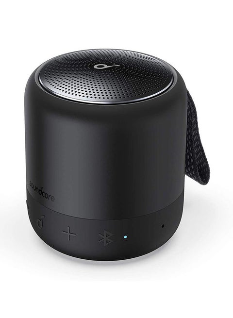 Mini 3 Bluetooth Speaker, BassUp And PartyCast Technology, USB-C, Waterproof IPX7, Customizable EQ black