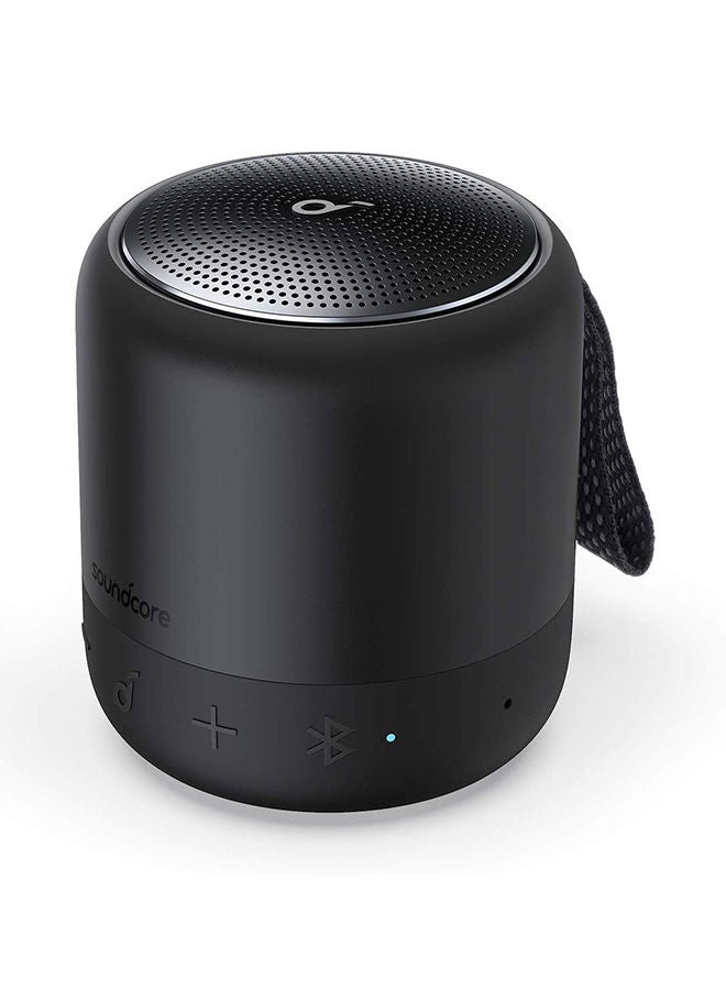 Soundcore - Mini 3 Bluetooth Speaker, BassUp And PartyCast Technology, USB-C, Waterproof IPX7, Customizable EQ black - Image 1