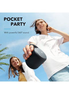 Soundcore Mini 3 Bluetooth Speaker, BassUp And PartyCast Technology, USB-C, Waterproof IPX7, Customizable EQ black  - Image 2