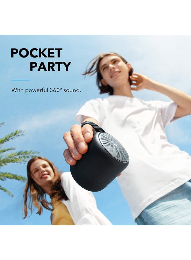 Soundcore - Mini 3 Bluetooth Speaker, BassUp And PartyCast Technology, USB-C, Waterproof IPX7, Customizable EQ black - Image 1