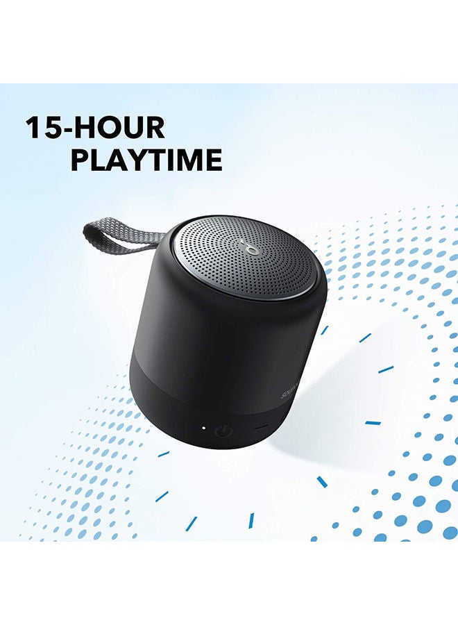 Soundcore - Mini 3 Bluetooth Speaker, BassUp And PartyCast Technology, USB-C, Waterproof IPX7, Customizable EQ black - Image 1