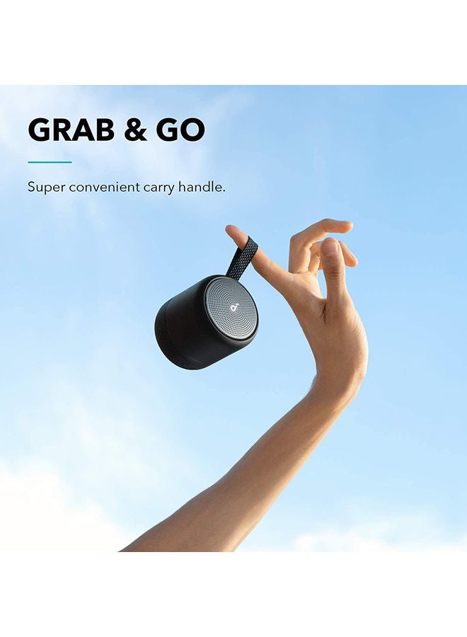 Soundcore - Mini 3 Bluetooth Speaker, BassUp And PartyCast Technology, USB-C, Waterproof IPX7, Customizable EQ black - Image 1