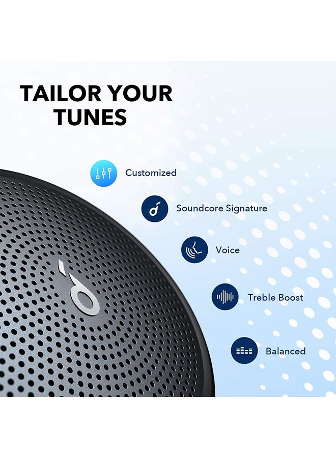 Soundcore - Mini 3 Bluetooth Speaker, BassUp And PartyCast Technology, USB-C, Waterproof IPX7, Customizable EQ black - Image 1