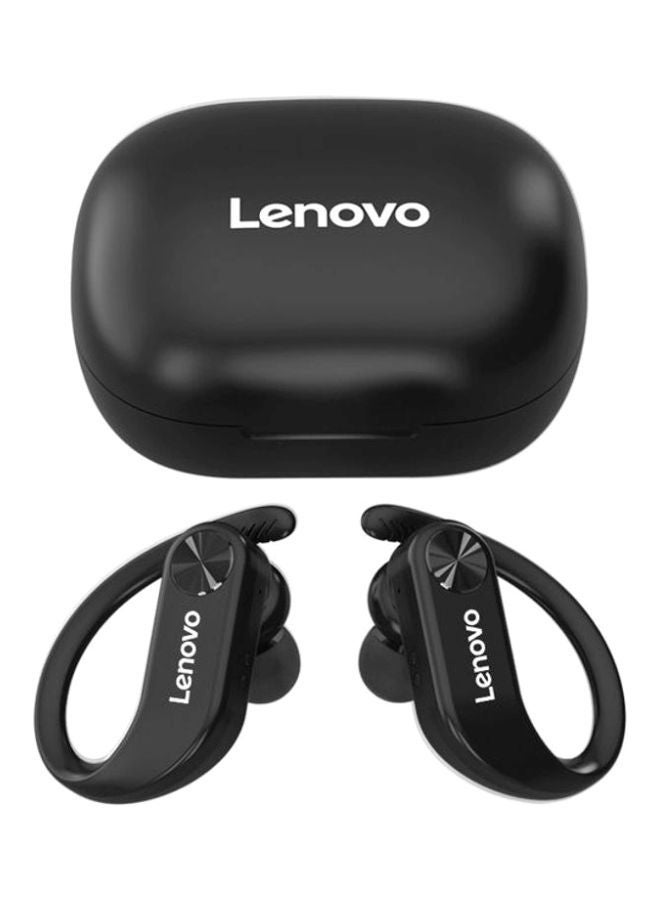 Lenovo LP7 TWS Earbuds True Wireless Headphones with Dual Mic Ear-Hook Earphone Black - Image 1