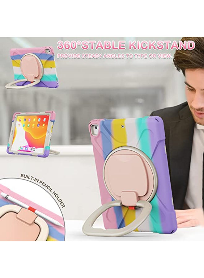 AMERTEER - Protective Ring Case Cover For Apple iPad Multicolor - Image 1