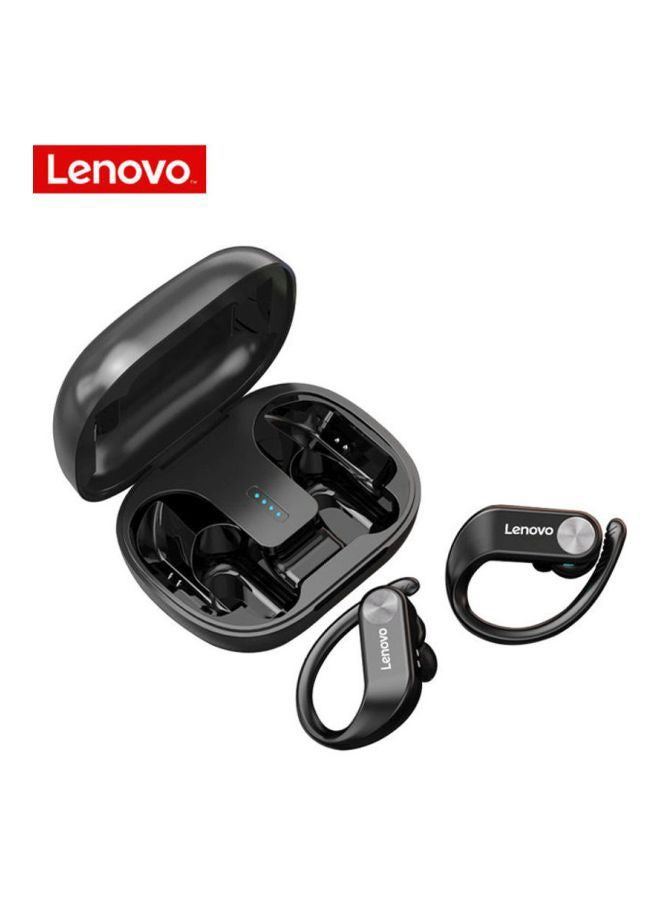 Lenovo LP7 TWS Earbuds True Wireless Headphones with Dual Mic Ear-Hook Earphone Black - Image 3