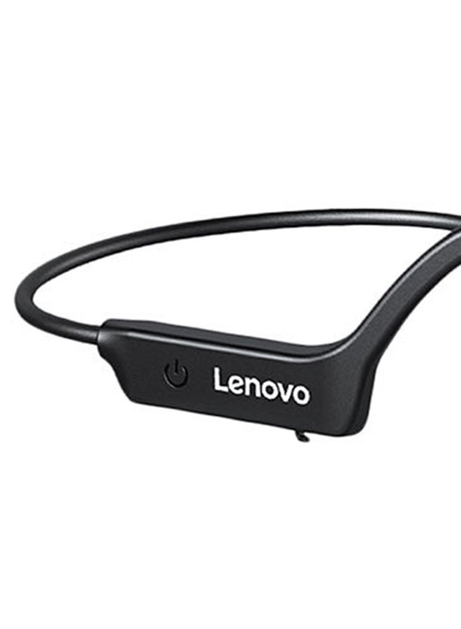 Lenovo - X4 Bone Conduction Earphone Wireless Bluetooth TWS Headphones Neck Hanging Black - Image 1