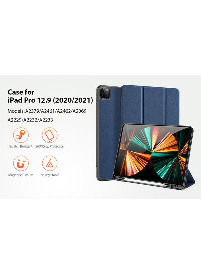 Rock Pow Protective Case for iPad Pro 12.9 2021/2020 Blue - Image 2